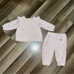 3/6m Baby Girl Matching Set
